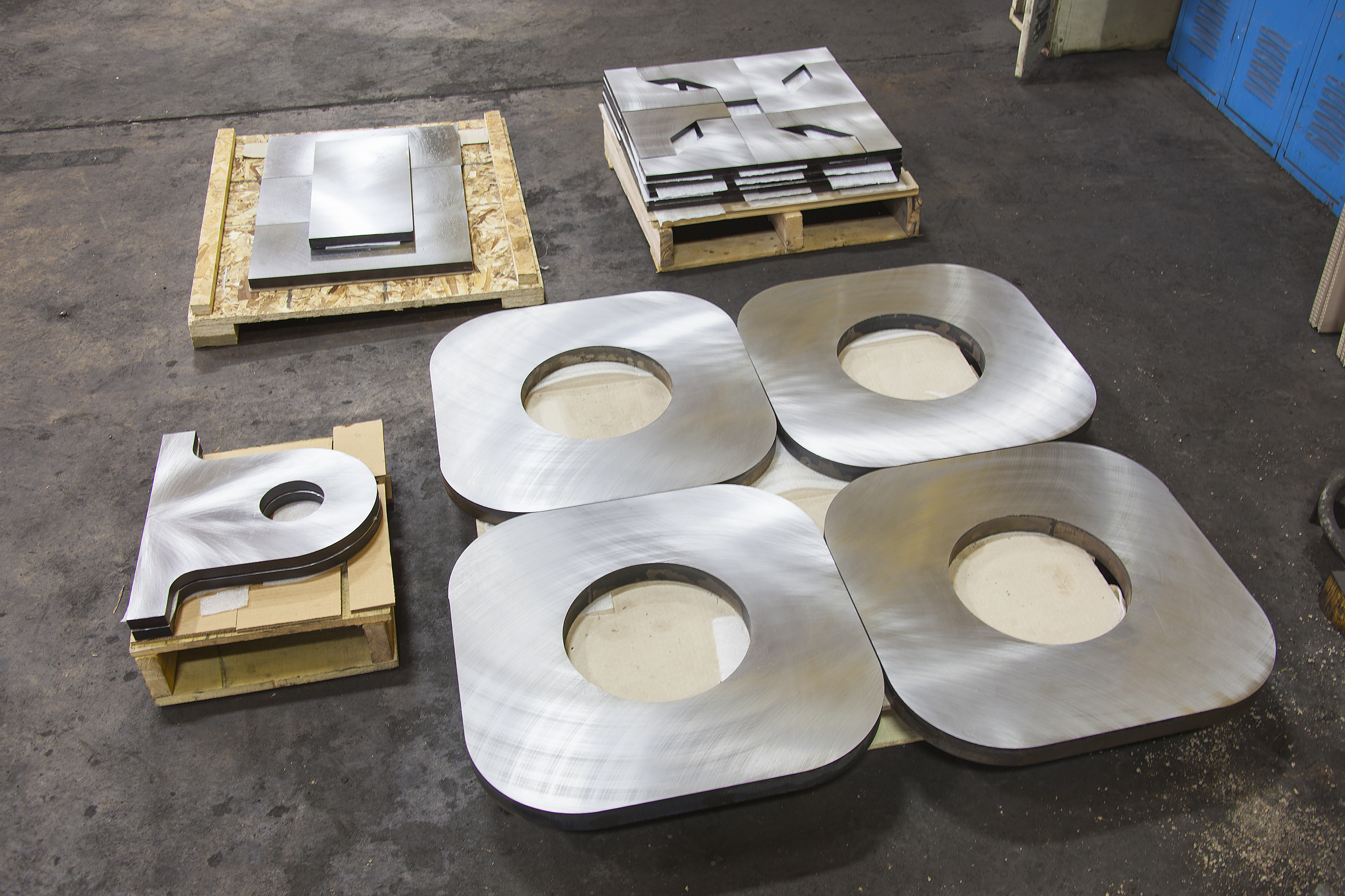 Finished Blanchard-ground part at Accurate Metals Illinois