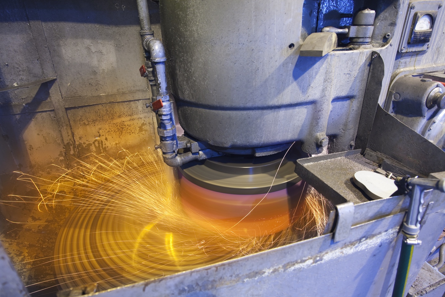 Blanchard grinding department at Accurate Metal Products