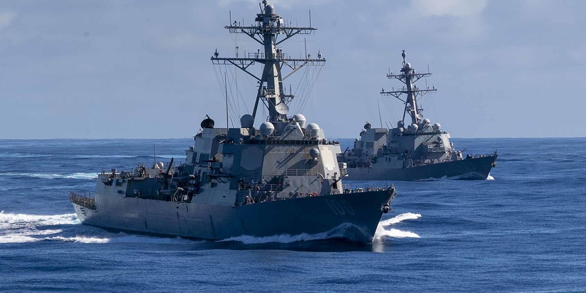 Naval missile launch system