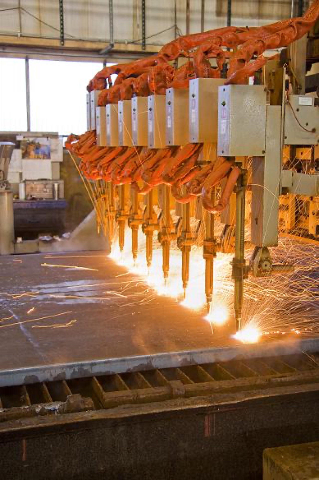 Oxy-Fuel Flame Cutting service at Accurate Metal Products